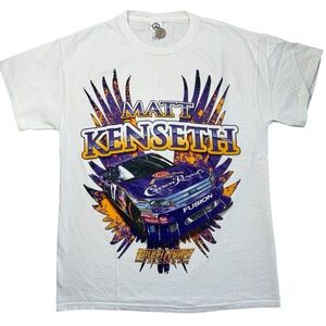 Matt Kenseth Crown Royal Whisky NASCAR Racing 2-Sided Bold Logos t-shirt size M